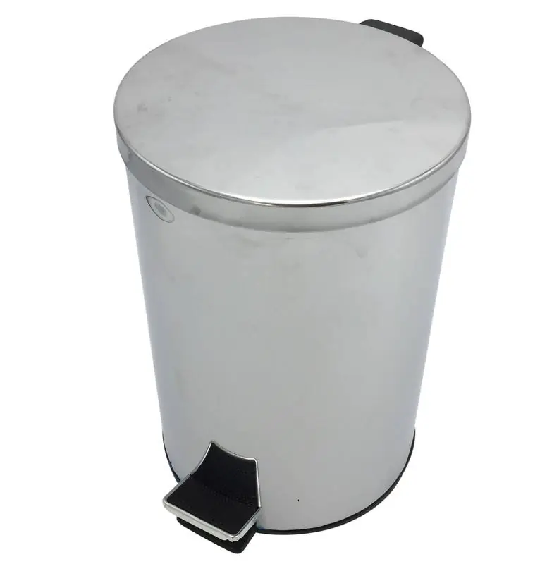 Papelera de metal 3L con pedal