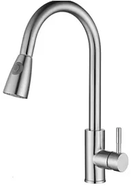 Monocomando cocina mesada acero inox. Rimontti