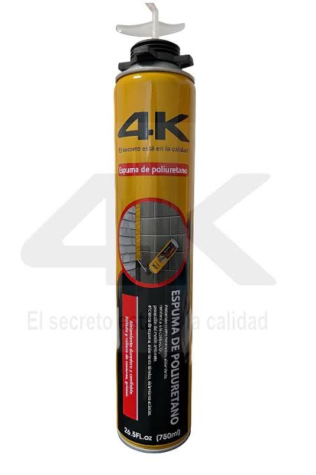 Espuma de poliuretano 750ML 4k