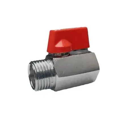 Llave de paso mini Macho Hembra