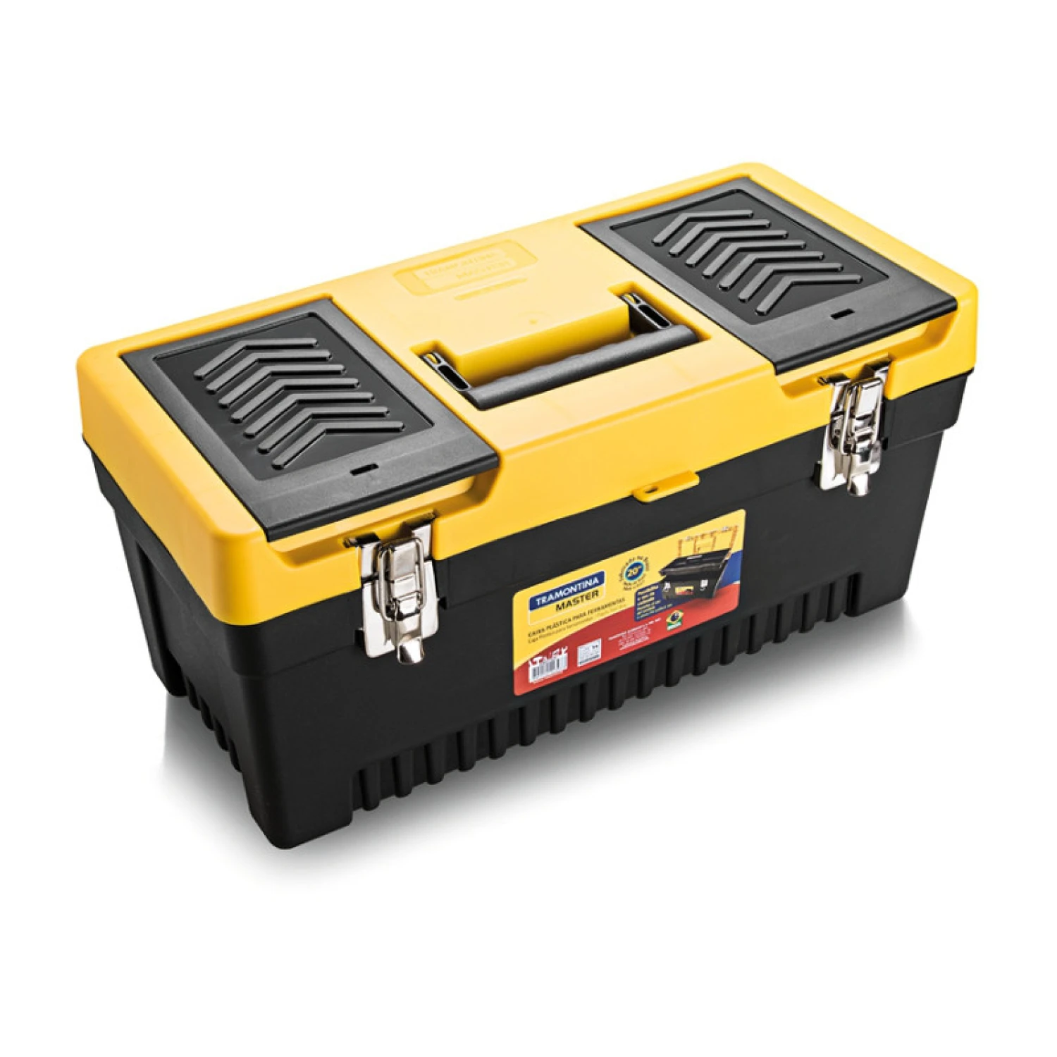 Caja de herramientas 20", cierres metálicos -TRAMONTINA -