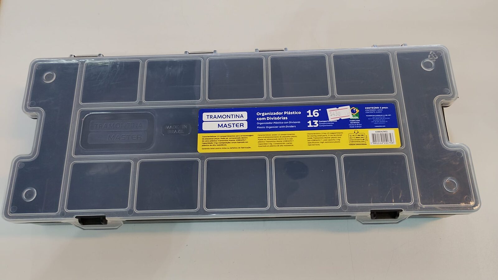 Organizador plástico 16" -TRAMONTINA -