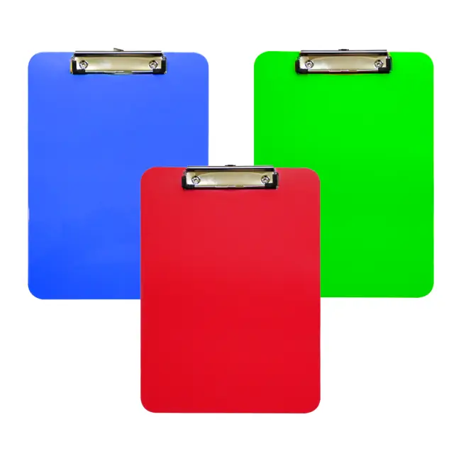 Porta Block Plastico A5 Colores Fuertes