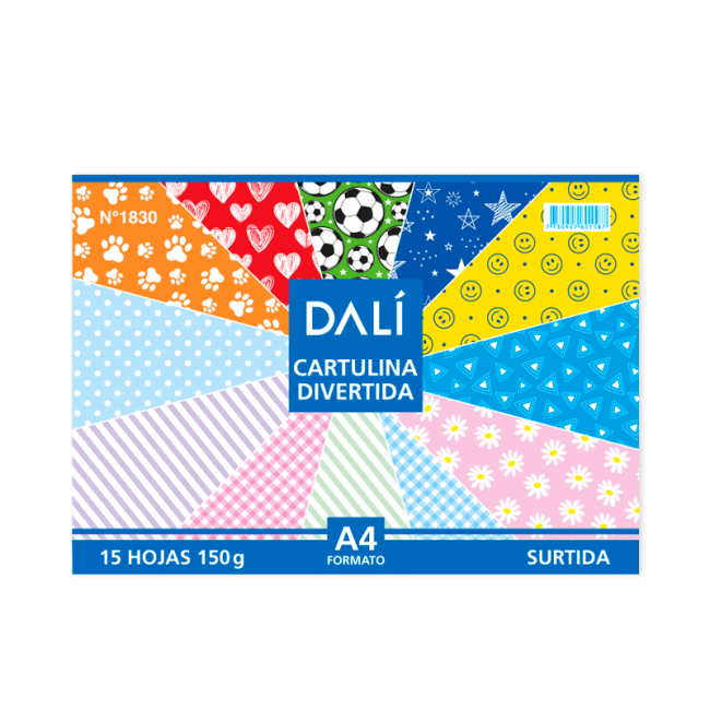 Block A4 Cartulina Divertida DALI