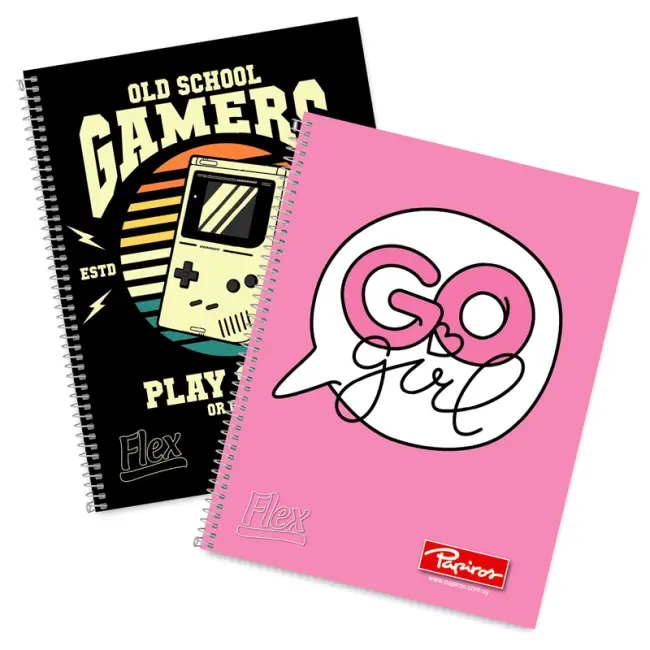 Cuaderno Papiros Flex con Espiral 96 hojas