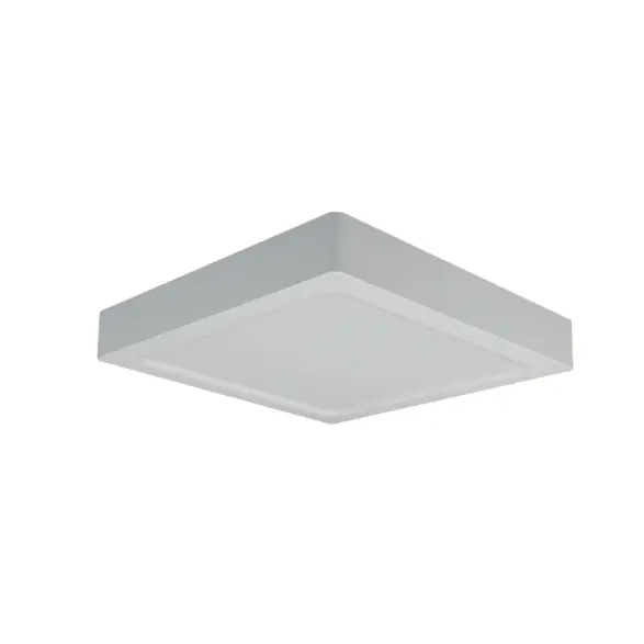 Plafón LED cuadrado de exterior  IP44 15W frío 220mm - IX2213Y