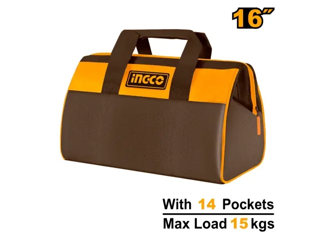 BOLSO 16" CON 14 BOLSILLOS INGCO