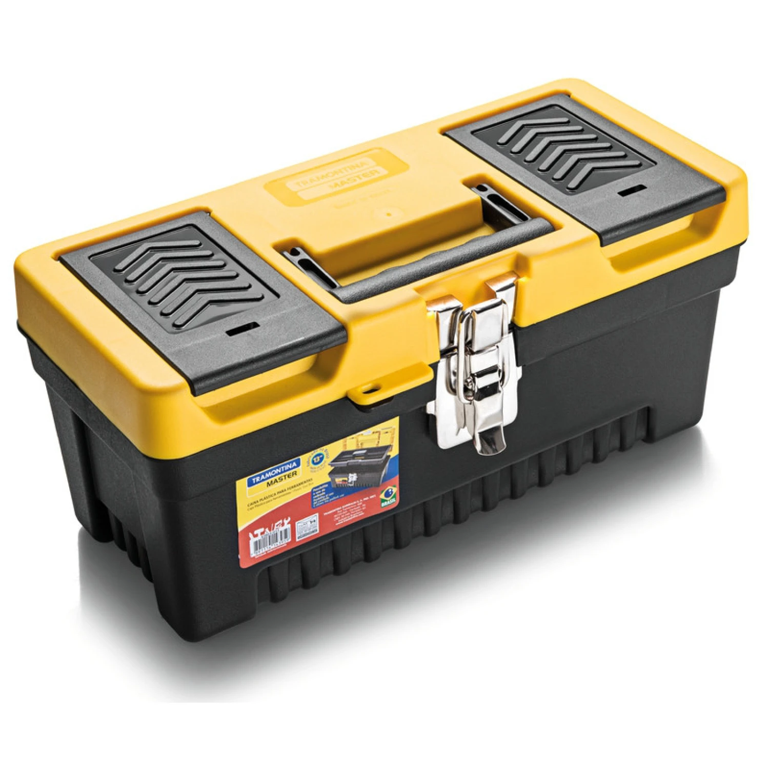Caja de herramientas 13", cierre metálico -TRAMONTINA -
