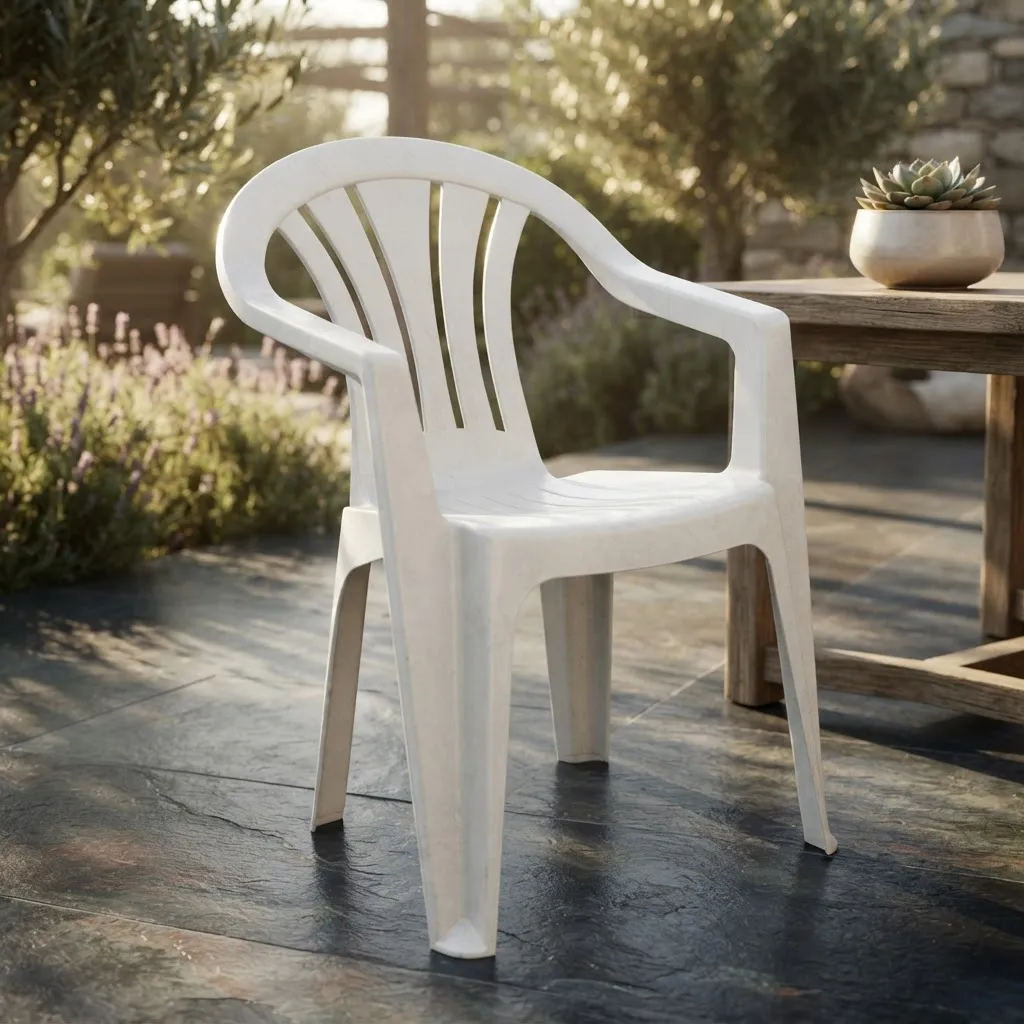Silla Plástico Mor Reforzada soporta 182k Con Posabrazo Bela Vista