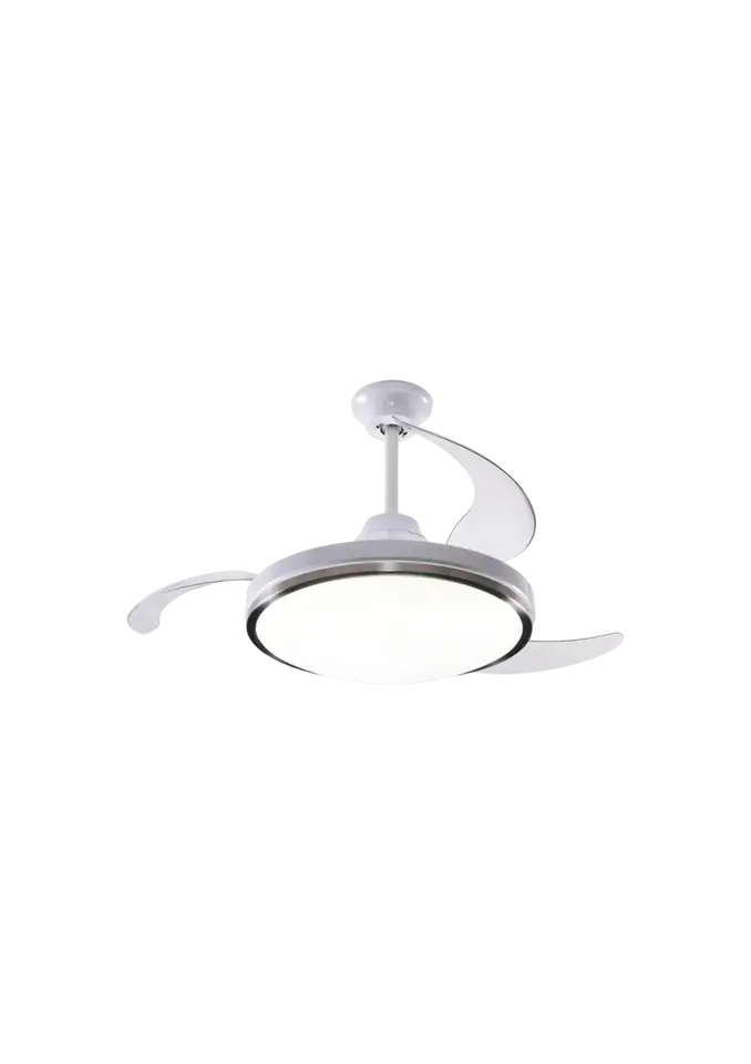 Ventilador de techo retractil 42" ABS  Blanco