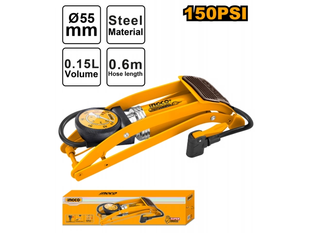 INFLADOR DE PIE 120 PSI INGCO MPP5511