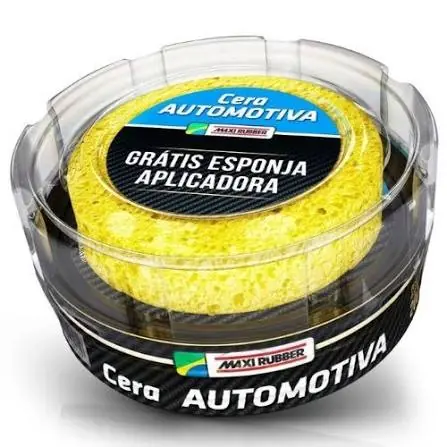 CERA AUTOMOTRIZ PROFESIONAL MAXI RUBBER C/ ESPONJA 200GRS
