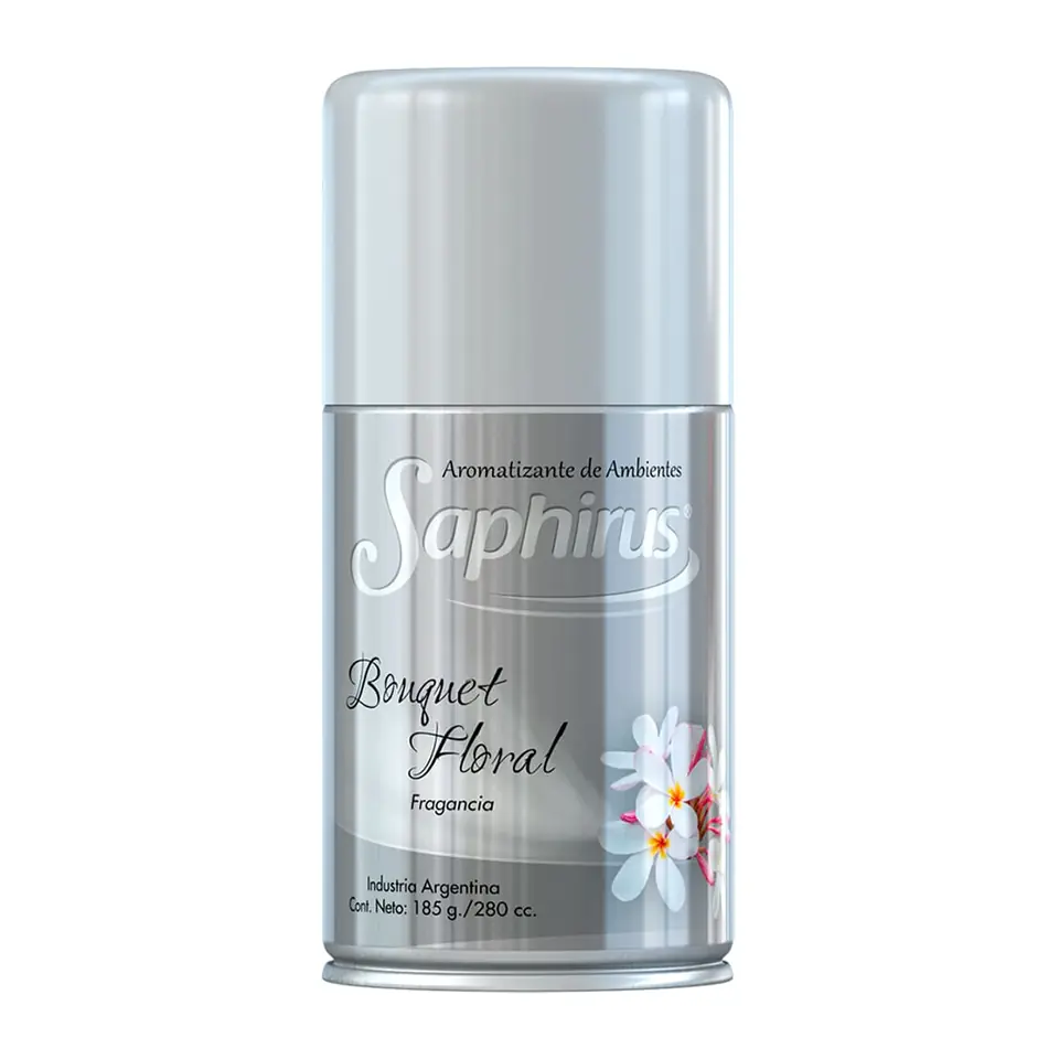 Aerosol bouquet floral saphirus