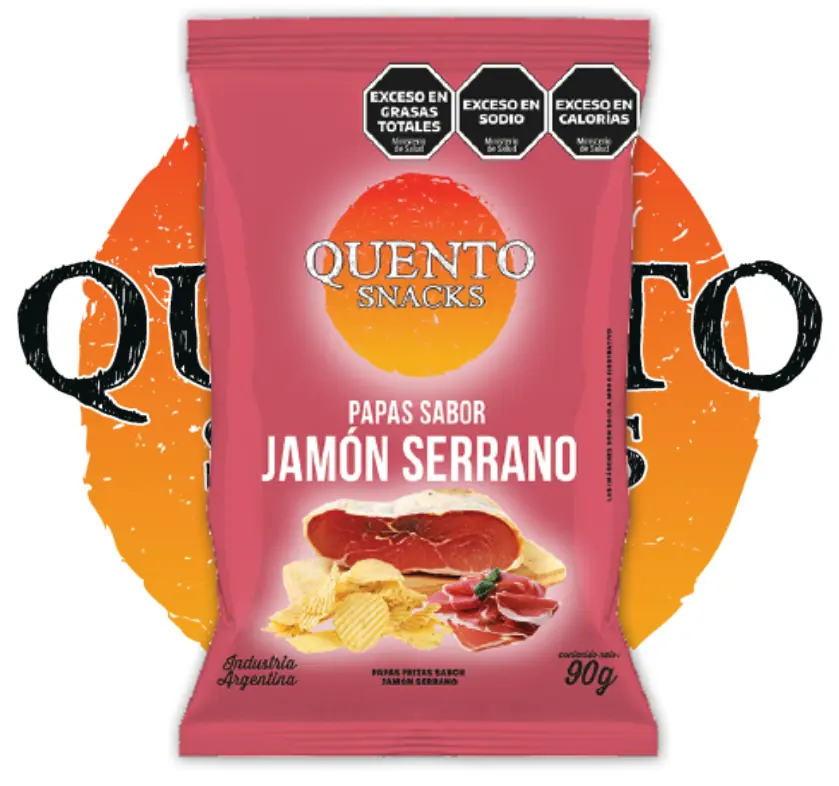 PAPA  JAMON X 90 GRS