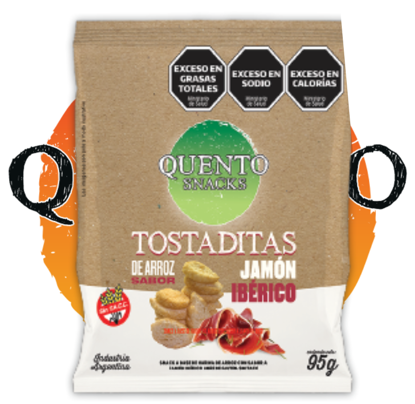 TOSTADITAS QUENTO JAMÓN