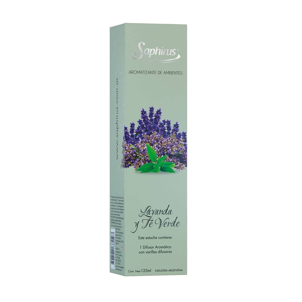 Difusor lavanda y te verde Saphirus