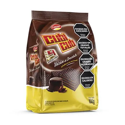 OBLEA CUBI CUB VOLCAN DE CHOCOLATE