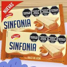 OBLEA SINFONÍA dulce de leche