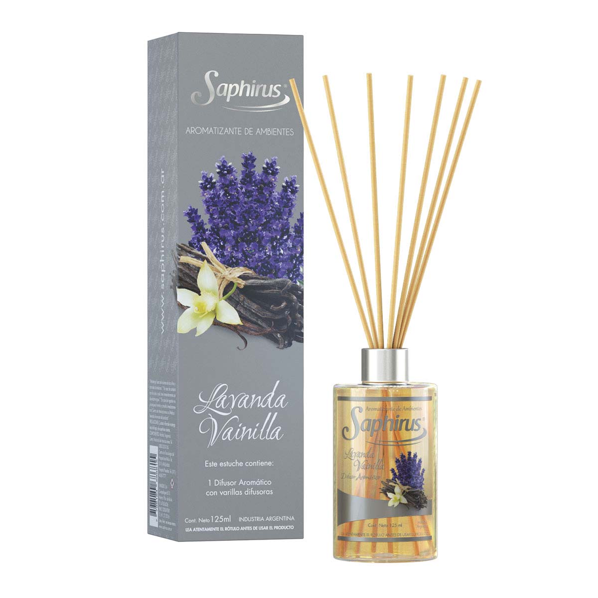 Difusor lavanda y vainilla Saphirus