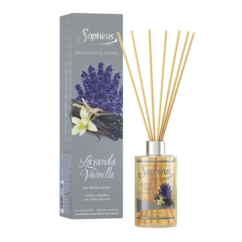Difusor lavanda y vainilla Saphirus