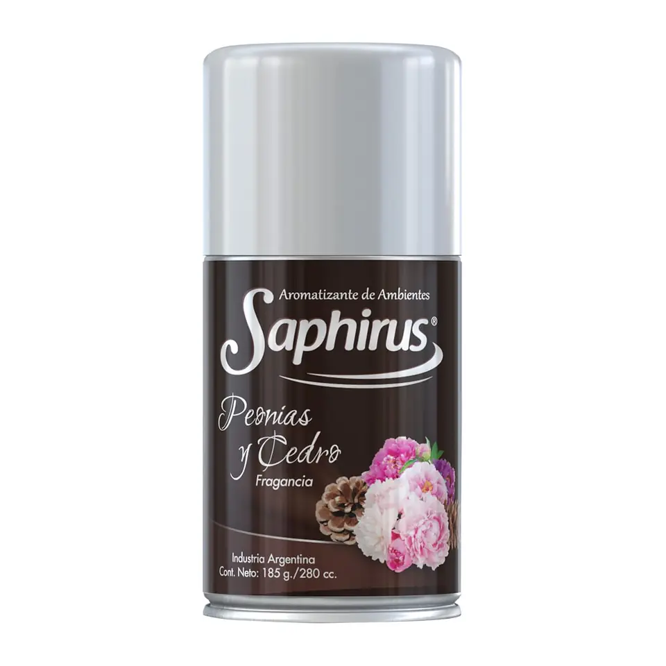 Aerosol peonias y cedro saphirus