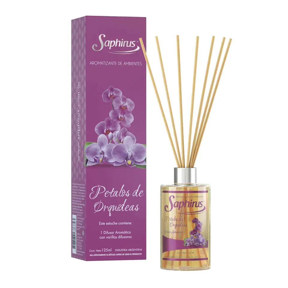 Difusor pétalos de orquídeas Saphirus