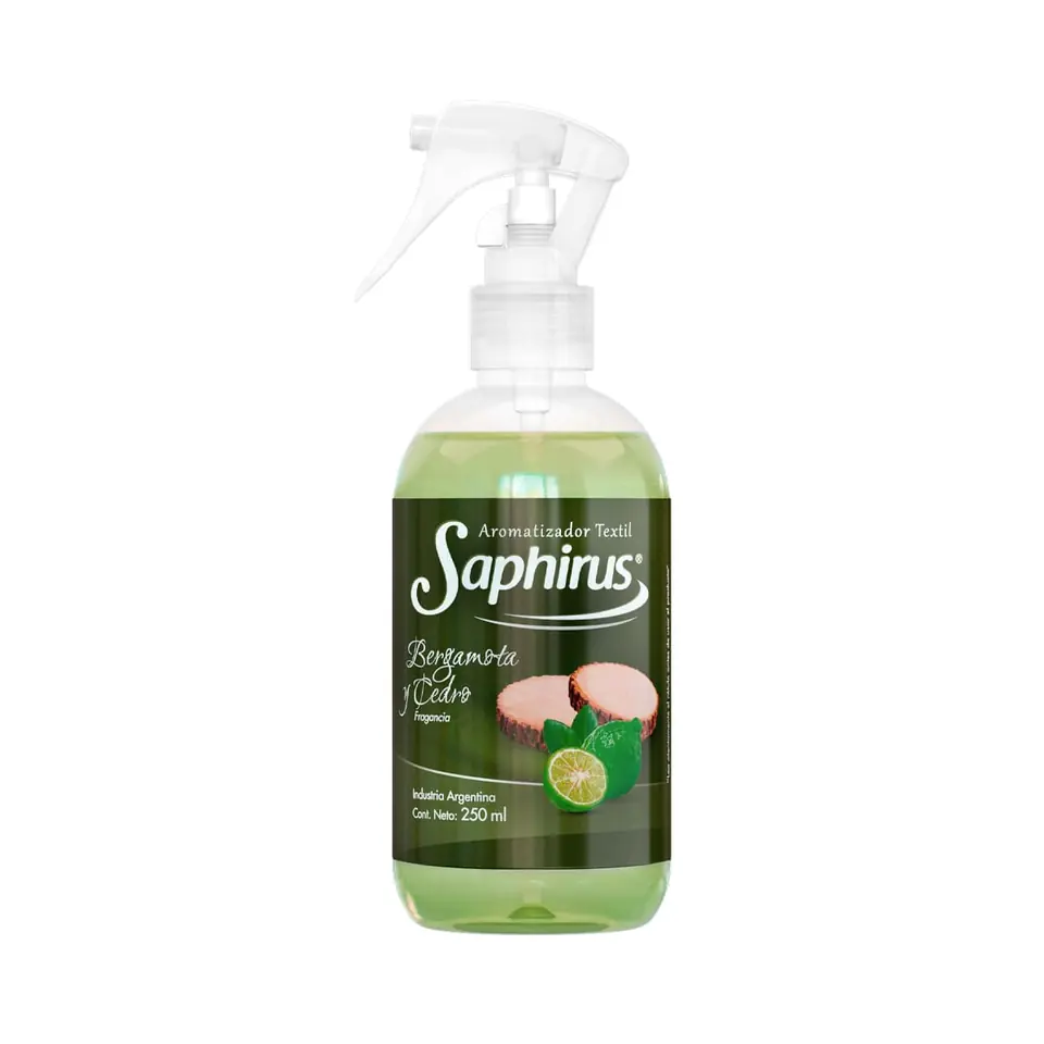 Textil bergamota y cedro Saphirus