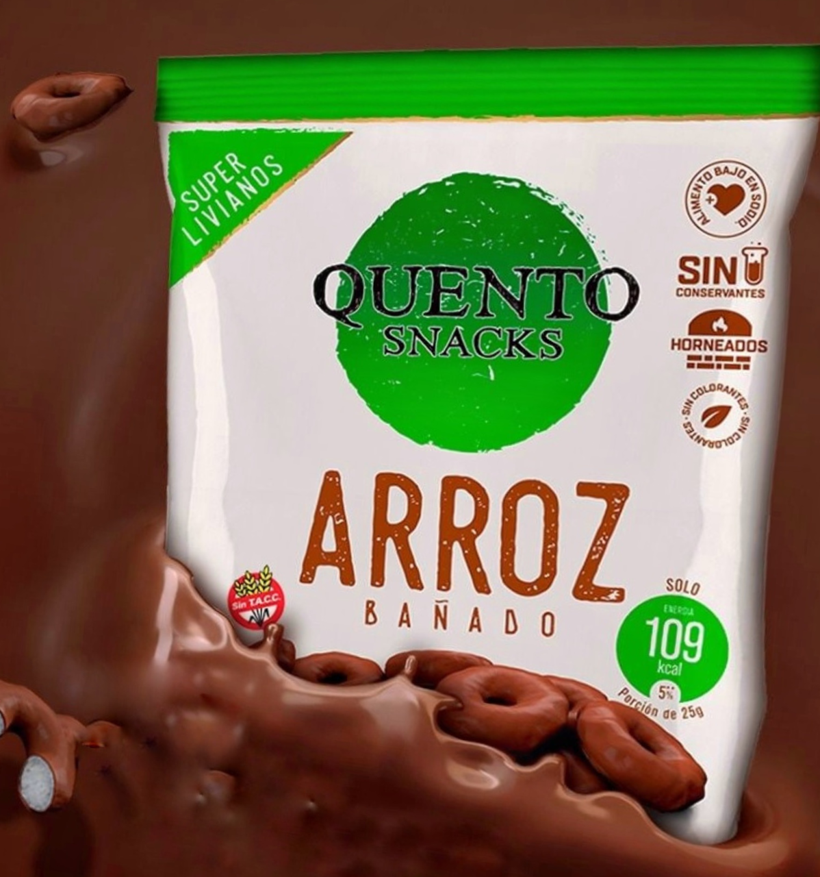 ARROZ BAÑADO CHOCOLATE X 70 GRS