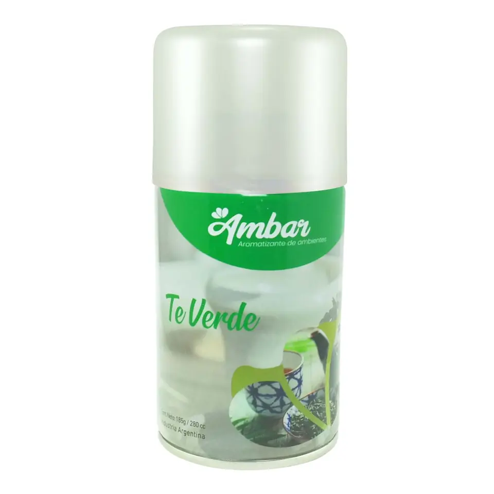 Aerosol té verde ámbar