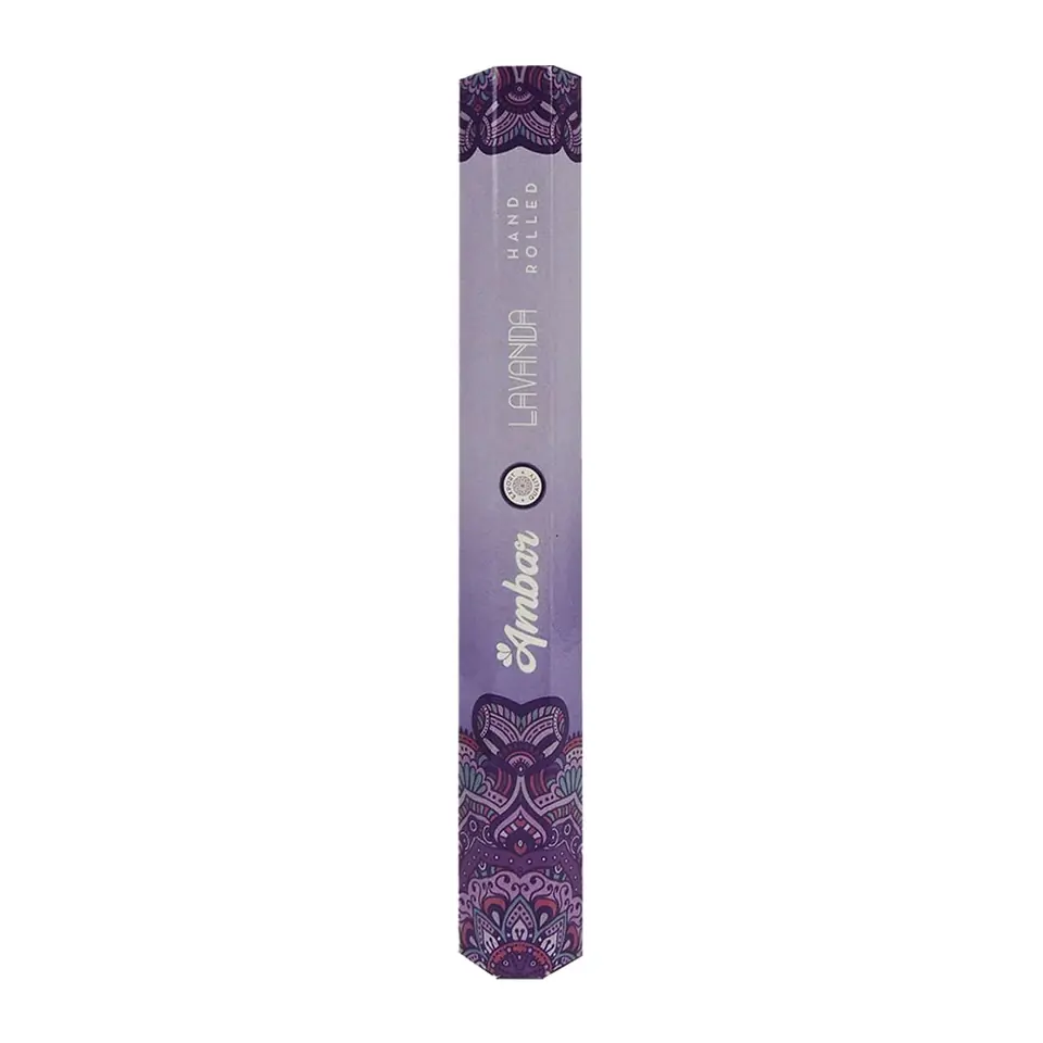 Sahumerio lavanda ámbar
