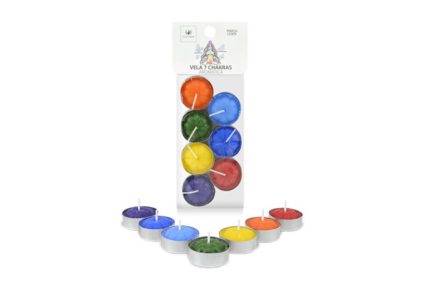 VELAS DE NOCHE 7 CHAKRAS AROMATICA