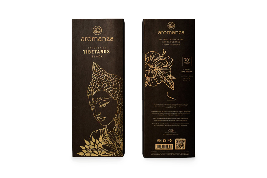 BOX SAHUMERIOS AROMANZA TIBETANOS X 30 + PORTA
