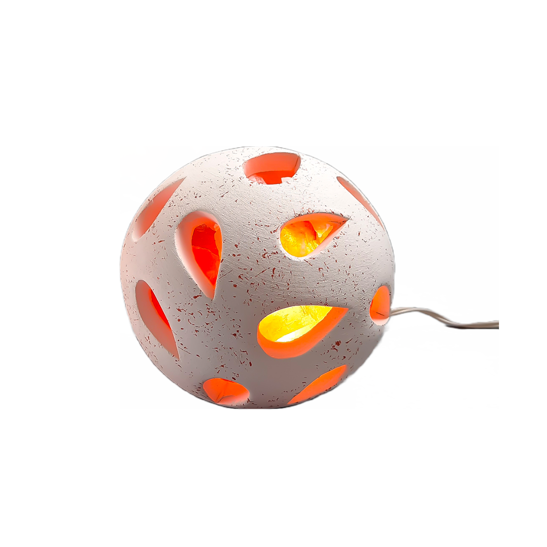 LAMPARA DE SAL BOLA DE FUEGO
