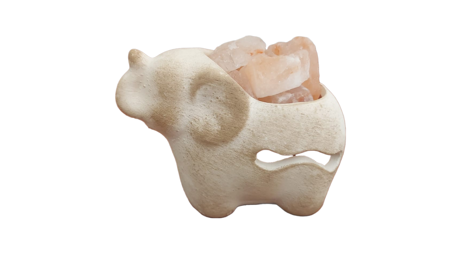LAMPARA DE SAL CERAMICA ELEFANTE HINDU