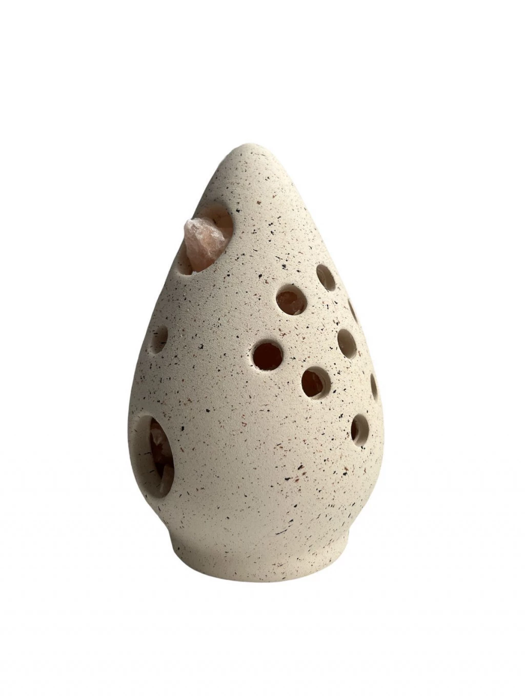 LAMPARA DE SAL CERAMICA OVAL