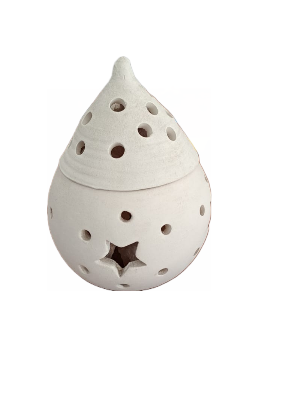 LAMPARA DE SAL ESFERA CERAMICA HINDU