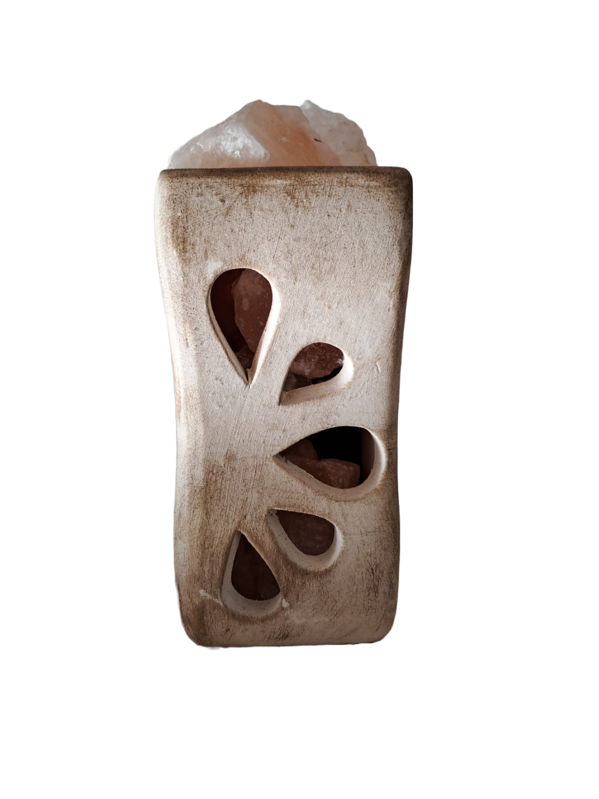 LAMPARA DE SAL CERAMICA TORRE DE LUZ