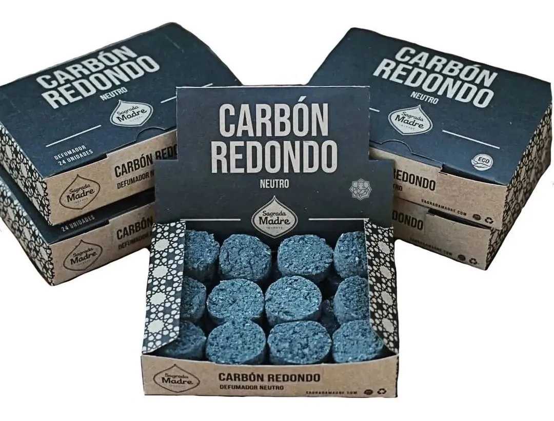 PACK CARBON REDONDO NEUTRO SAGRADA MADRE X 5 CAJAS