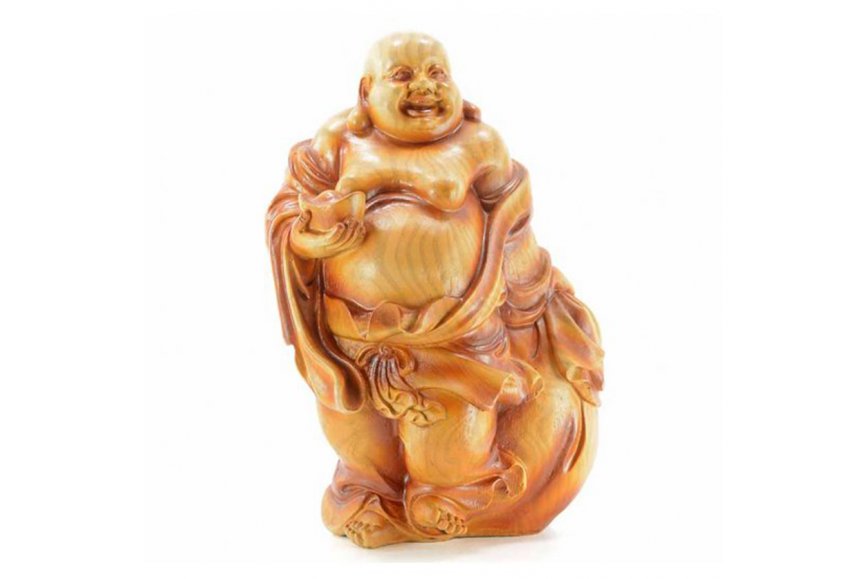 BUDA GORDO ALEGRE SIMIL MADERA