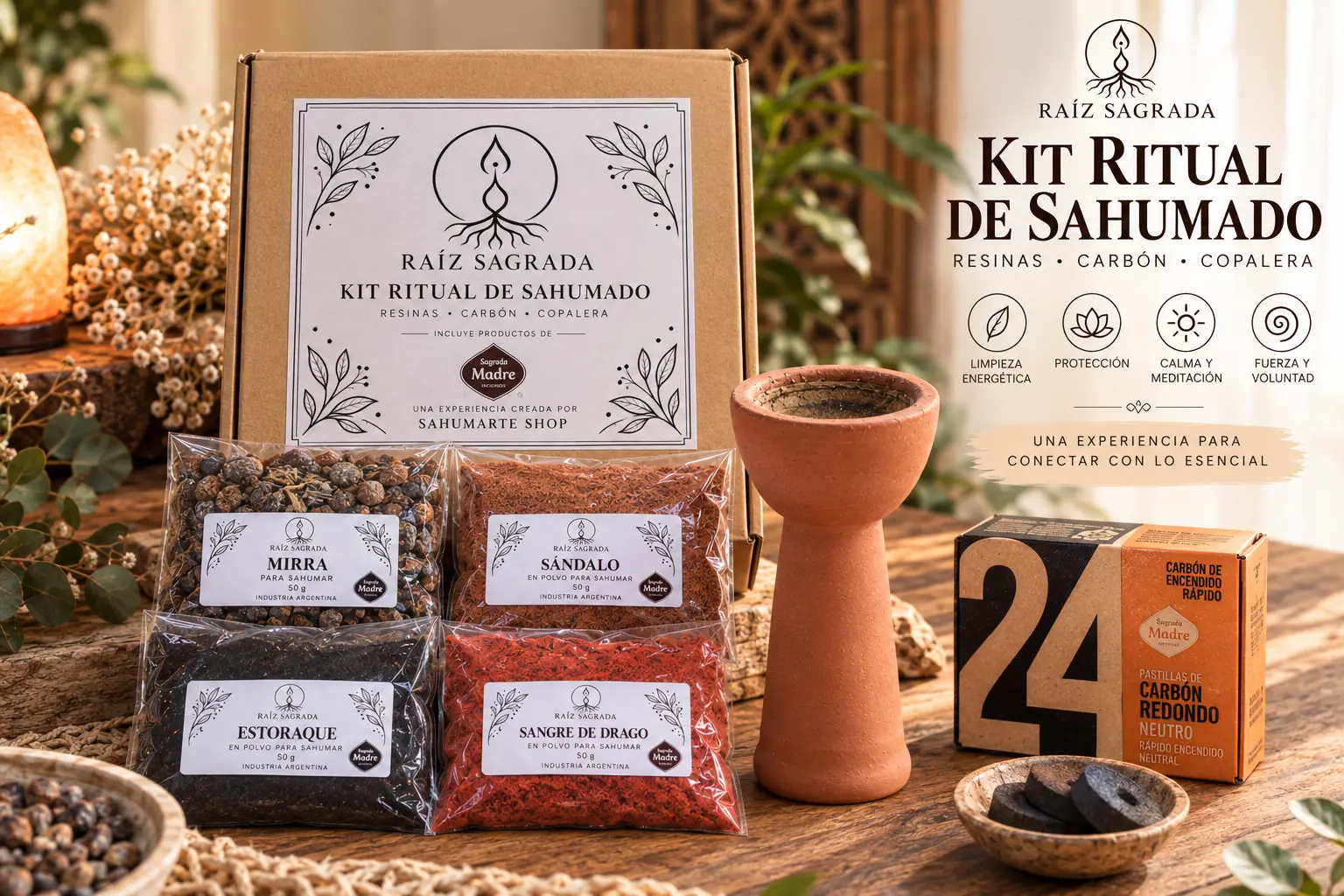 KIT RITUAL DE SAHUMADO - RAIZ SAGRADA