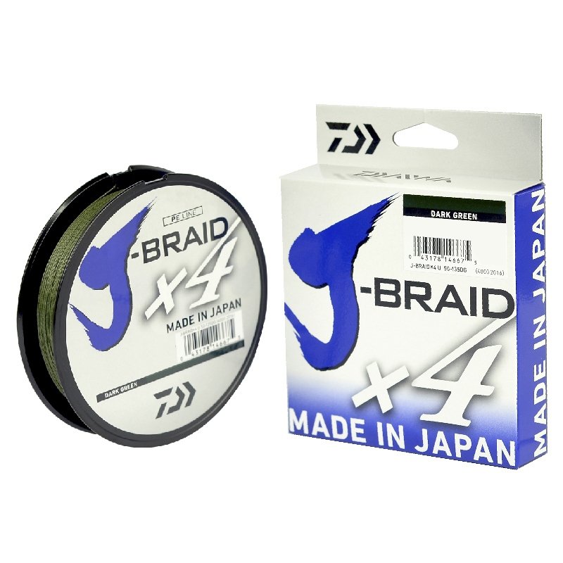 DAIWAJ-BRAID X4U DARKGREEN
