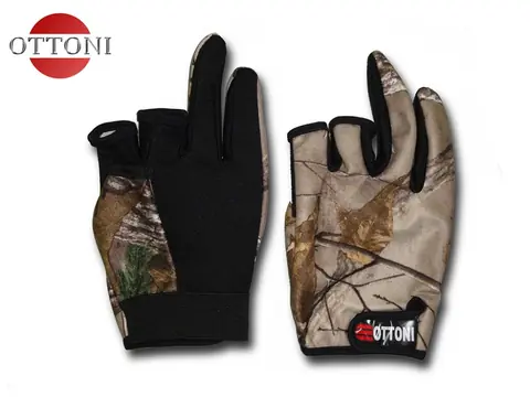 Guantes pesca 3 dedos