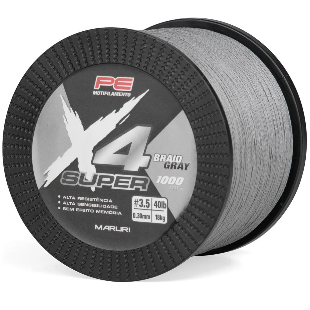 Mult X4 Super Braid Grey -1000m