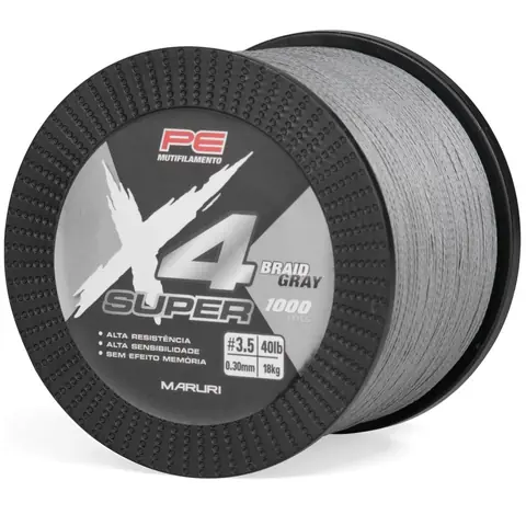 Mult X4 Super Braid Grey -1000m