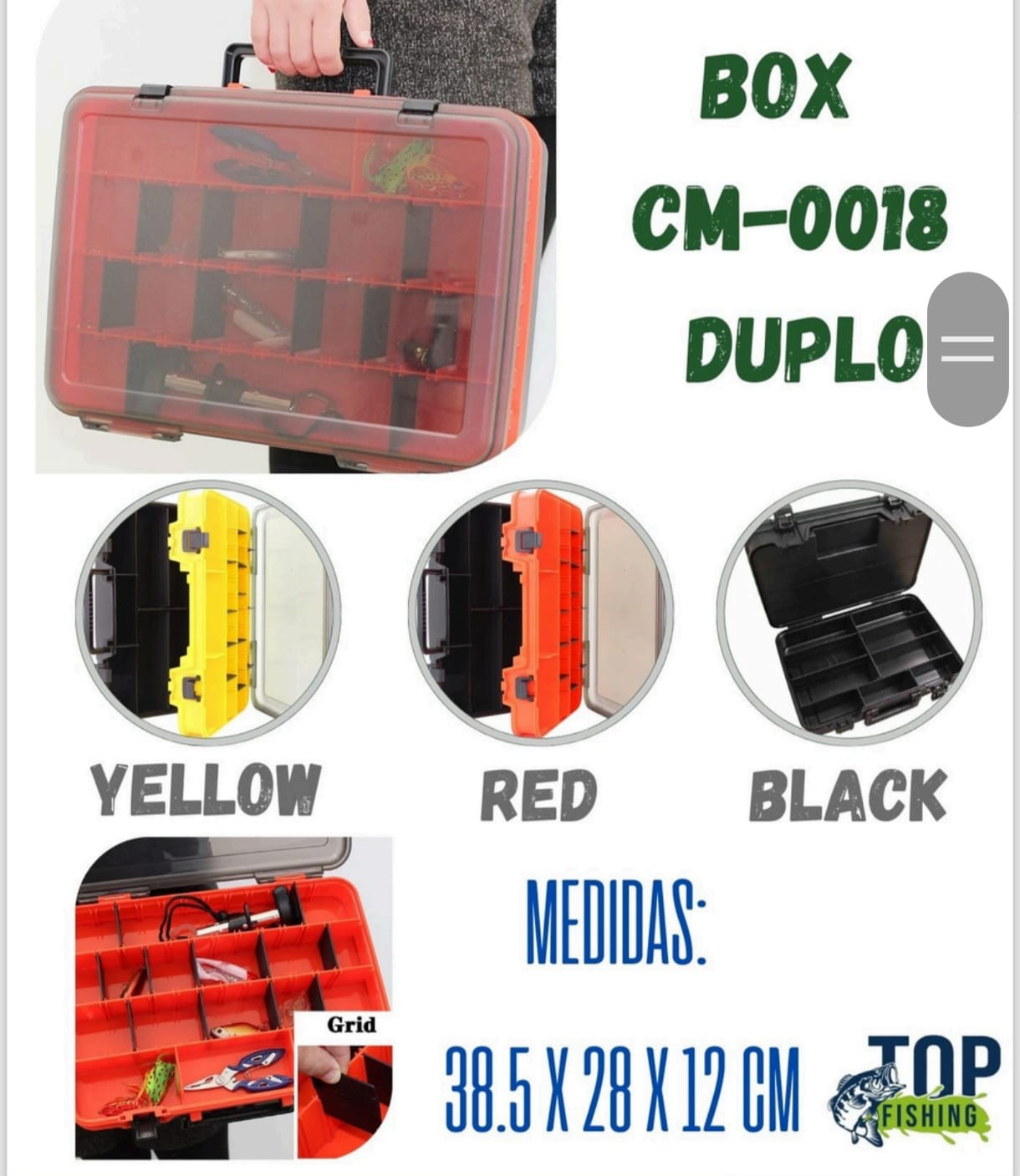 Caja señuelos doble