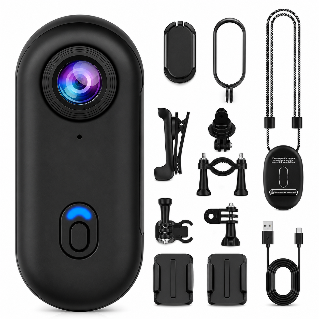 Cámara de Acción 4K Ultra HD con Accesorios Incluidos