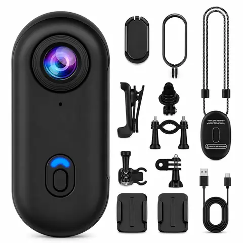 Cámara de Acción 4K Ultra HD con Accesorios Incluidos