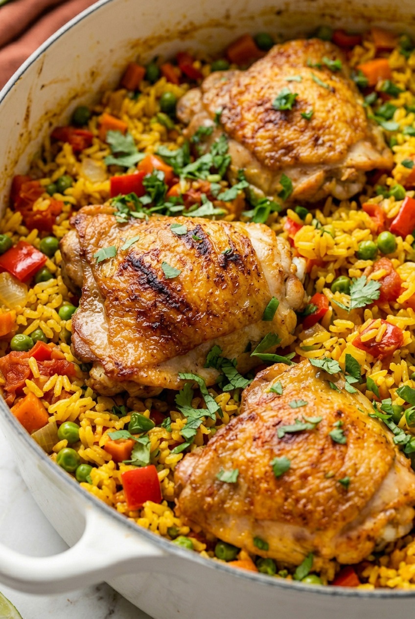 ARROZ con POLLO