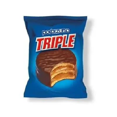 Alfajor PORTEZUELO Triple de Chocolate 60 g