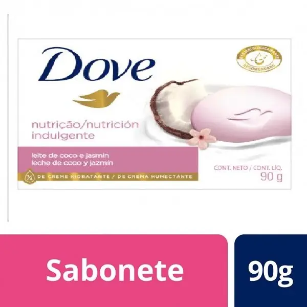 Jabon Dove Indulgente Leche De Coco 90 Grs.